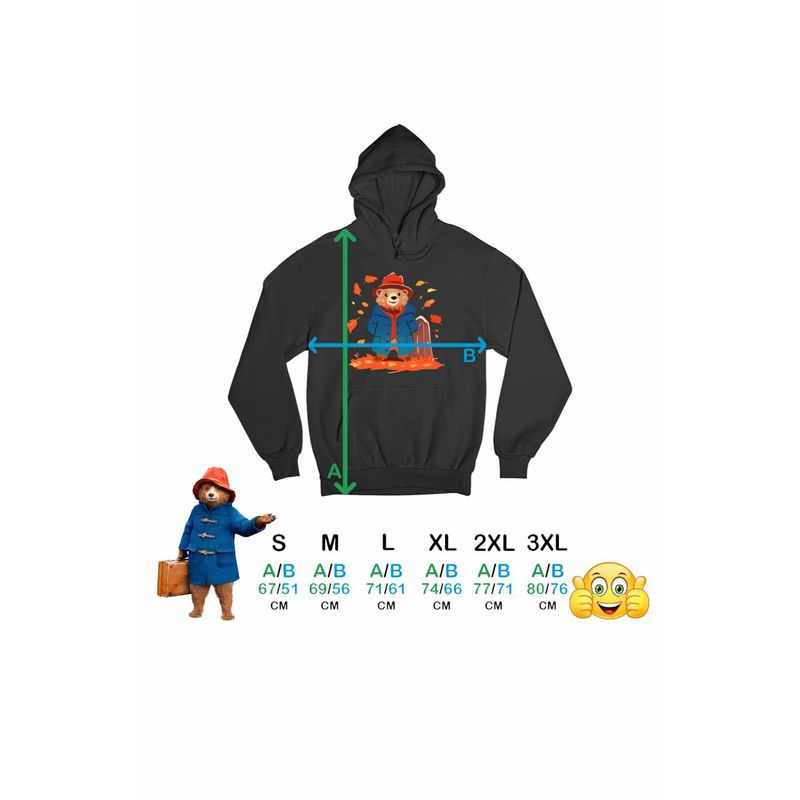 Fashion, accesorii si bijuterii - Barbati - Imbracaminte - Hanorace barbati - Hanorac Barbati Paddinton Toamna Frunze, negru, marime M - Infinity.ro