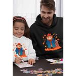 Fashion, accesorii si bijuterii - Barbati - Imbracaminte - Hanorace barbati - Hanorac Barbati Paddinton Toamna Frunze, negru, marime M - Infinity.ro