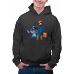 Fashion, accesorii si bijuterii - Barbati - Imbracaminte - Hanorace barbati - Hanorac Barbati Paddington Stitch Chitara, negru, marime 2XL - Infinity.ro