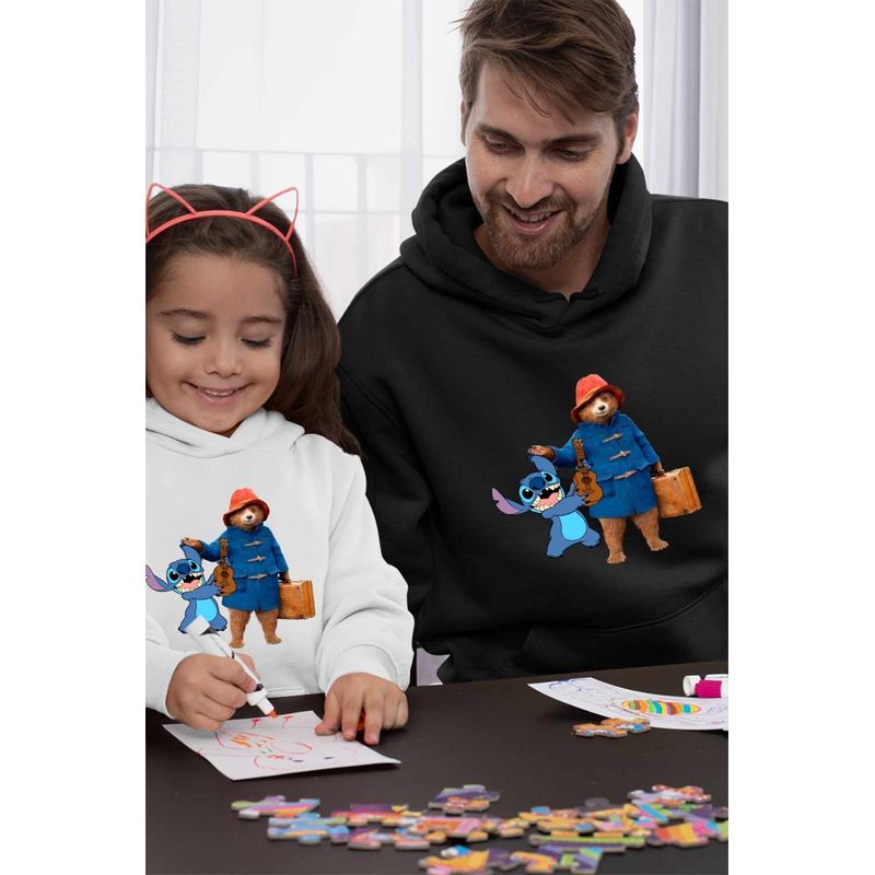 Fashion, accesorii si bijuterii - Barbati - Imbracaminte - Hanorace barbati - Hanorac Barbati Paddington Stitch Chitara, negru, marime 2XL - Infinity.ro