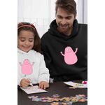 Fashion, accesorii si bijuterii - Barbati - Imbracaminte - Hanorace barbati - Hanorac Barbati Barbapapa Desene Animate, negru, marime XL - Infinity.ro