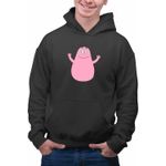 Fashion, accesorii si bijuterii - Barbati - Imbracaminte - Hanorace barbati - Hanorac Barbati Barbapapa Desene Animate, negru, marime XL - Infinity.ro