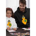 Fashion, accesorii si bijuterii - Barbati - Imbracaminte - Hanorace barbati - Hanorac Barbati Barbalib Barbapapa Nerd Barbaletta, negru, marime 2XL - Infinity.ro