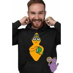 Fashion, accesorii si bijuterii - Barbati - Imbracaminte - Hanorace barbati - Hanorac Barbati Barbalib Barbapapa Nerd Barbaletta, negru, marime 2XL - Infinity.ro