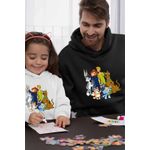 Fashion, accesorii si bijuterii - Barbati - Imbracaminte - Hanorace barbati - Hanorac Barbati Paddington Scooby Doo Bugs Bunny Bingo Bluey Blue, negru, marime 3XL - Infinity.ro