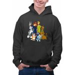 Fashion, accesorii si bijuterii - Barbati - Imbracaminte - Hanorace barbati - Hanorac Barbati Paddington Scooby Doo Bugs Bunny Bingo Bluey Blue, negru, marime 3XL - Infinity.ro