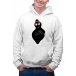 Fashion, accesorii si bijuterii - Barbati - Imbracaminte - Hanorace barbati - Hanorac Barbati Barbamama Barbapapa, alb, marime XL - Infinity.ro