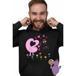 Fashion, accesorii si bijuterii - Barbati - Imbracaminte - Hanorace barbati - Hanorac Barbati Barbapapa Barbamama Love, negru, marime 3XL - Infinity.ro