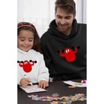 Fashion, accesorii si bijuterii - Barbati - Imbracaminte - Hanorace barbati - Hanorac Barbati Barbapapa Barbaforte Barbabravo, negru, marime 3XL - Infinity.ro