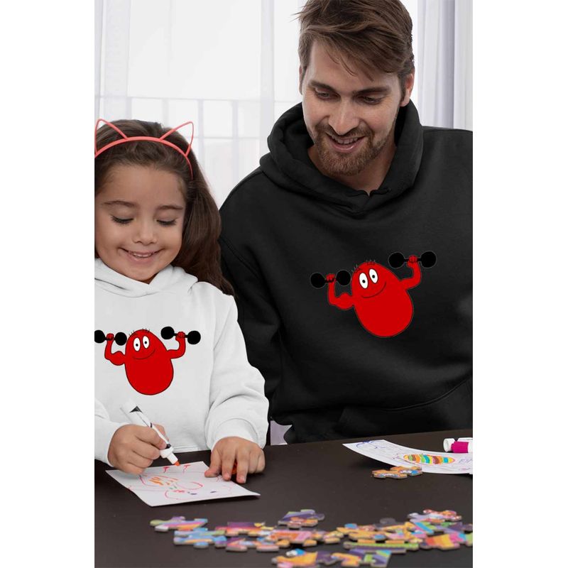 Fashion, accesorii si bijuterii - Barbati - Imbracaminte - Hanorace barbati - Hanorac Barbati Barbapapa Barbaforte Barbabravo, negru, marime 3XL - Infinity.ro
