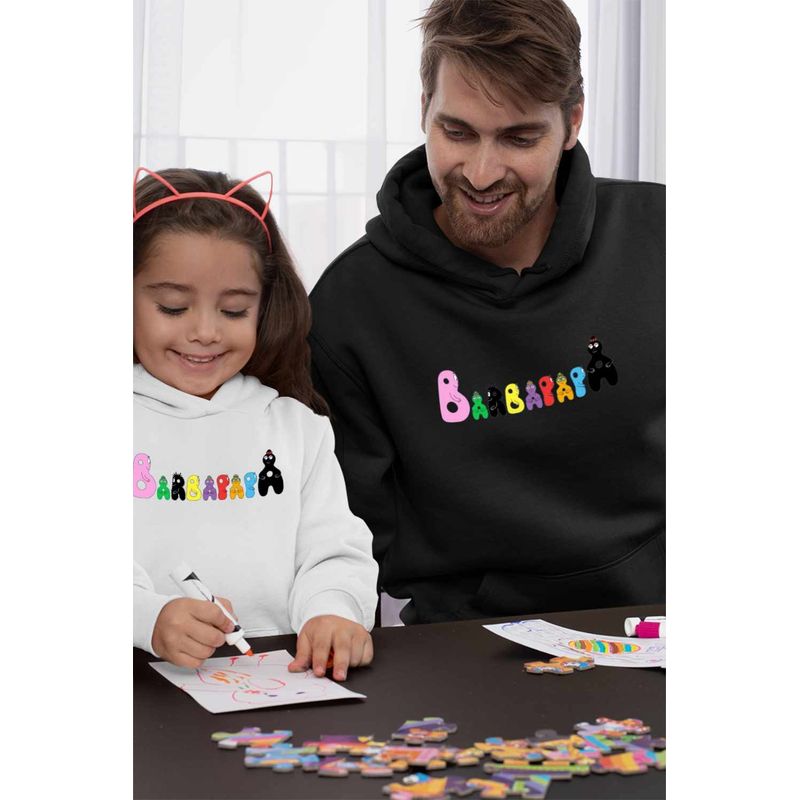 Fashion, accesorii si bijuterii - Barbati - Imbracaminte - Hanorace barbati - Hanorac Barbati Barbapapa Logo Inspiratie, negru, marime XL - Infinity.ro