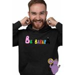 Fashion, accesorii si bijuterii - Barbati - Imbracaminte - Hanorace barbati - Hanorac Barbati Barbapapa Logo Inspiratie, negru, marime XL - Infinity.ro