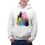 Fashion, accesorii si bijuterii - Barbati - Imbracaminte - Hanorace barbati - Hanorac Barbati Barbapapa Familie Petrecere, alb, marime S - Infinity.ro