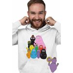 Fashion, accesorii si bijuterii - Barbati - Imbracaminte - Hanorace barbati - Hanorac Barbati Barbapapa Familie Petrecere, alb, marime S - Infinity.ro