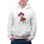 Fashion, accesorii si bijuterii - Barbati - Imbracaminte - Hanorace barbati - Hanorac Barbati Paw Patrol Marshall Patrula Catelusilor Politist, alb, marime M - Infinity.ro