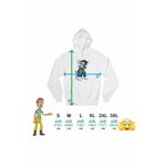 Fashion, accesorii si bijuterii - Barbati - Imbracaminte - Hanorace barbati - Hanorac Barbati Paw Patrol Rocky Patrula Catelusilor Pompier, alb, marime XL - Infinity.ro