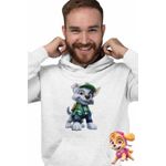 Fashion, accesorii si bijuterii - Barbati - Imbracaminte - Hanorace barbati - Hanorac Barbati Paw Patrol Rocky Patrula Catelusilor Pompier, alb, marime XL - Infinity.ro