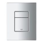 Casa si Gradina - Sanitare - Obiecte sanitare - Accesorii vase de toaleta - Clapeta WC Grohe 38966000, 156 mm, 197 mm, functie eco, verticala, orizontala, incastrat pentru tip rezervor, Crom - Infinity.ro