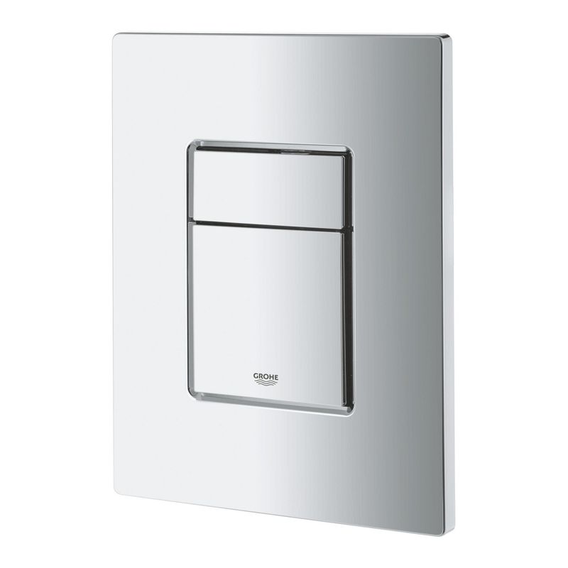 Casa si Gradina - Sanitare - Obiecte sanitare - Accesorii vase de toaleta - Clapeta WC Grohe 38966000, 156 mm, 197 mm, functie eco, verticala, orizontala, incastrat pentru tip rezervor, Crom - Infinity.ro