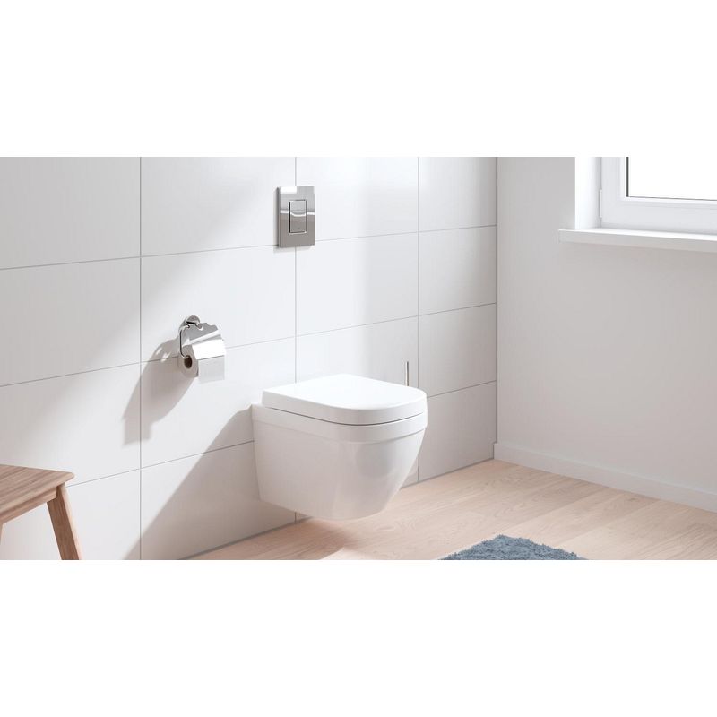 Casa si Gradina - Sanitare - Obiecte sanitare - Accesorii vase de toaleta - Clapeta WC Grohe 38966000, 156 mm, 197 mm, functie eco, verticala, orizontala, incastrat pentru tip rezervor, Crom - Infinity.ro