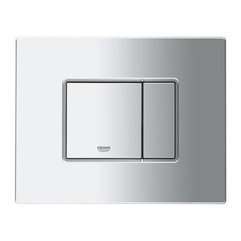 Casa si Gradina - Sanitare - Obiecte sanitare - Accesorii vase de toaleta - Clapeta WC Grohe 38966000, 156 mm, 197 mm, functie eco, verticala, orizontala, incastrat pentru tip rezervor, Crom - Infinity.ro
