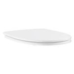 Casa si Gradina - Sanitare - Obiecte sanitare - Accesorii vase de toaleta - Capac WC Grohe 112946SH00, Bau Ceramic, SoftClose, Slim, datasare rapida, alb - Infinity.ro