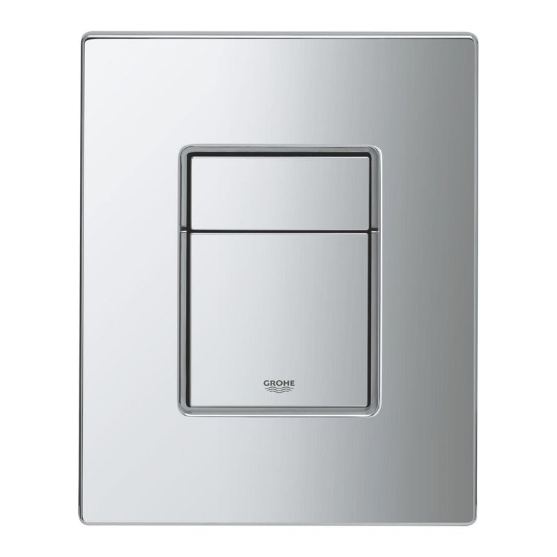 Casa si Gradina - Sanitare - Obiecte sanitare - Accesorii vase de toaleta - Clapeta WC Grohe 38966000, 156 mm, 197 mm, functie eco, verticala, orizontala, incastrat pentru tip rezervor, Crom - Infinity.ro