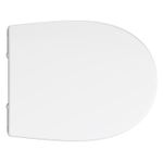 Casa si Gradina - Sanitare - Obiecte sanitare - Accesorii vase de toaleta - Capac WC Grohe 112946SH00, Bau Ceramic, SoftClose, Slim, datasare rapida, alb - Infinity.ro