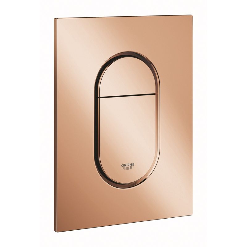 Casa si Gradina - Sanitare - Obiecte sanitare - Accesorii vase de toaleta - Clapeta WC Grohe 37624DA0, Arena Cosmopolitan, S, dubla, 130 x 172 mm, verticala, lucios, cupru - Infinity.ro