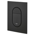 Casa si Gradina - Sanitare - Obiecte sanitare - Accesorii vase de toaleta - Clapeta WC Grohe 37624KF0, Arena Cosmo S, dubla, verticala, 130 x 172 mm, plastic, mat, negru - Infinity.ro
