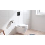 Casa si Gradina - Sanitare - Obiecte sanitare - Accesorii vase de toaleta - Clapeta WC Grohe 38966KV0, Even, dubla, verticala, 197 x 156 mm, ABS, lucios, negru - Infinity.ro