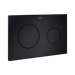Casa si Gradina - Sanitare - Obiecte sanitare - Accesorii vase de toaleta - Clapeta WC Roca A890089206, 250 mm, 160 mm, functie eco, orizontala, incastrat pentru tip rezervor, Negru - Infinity.ro