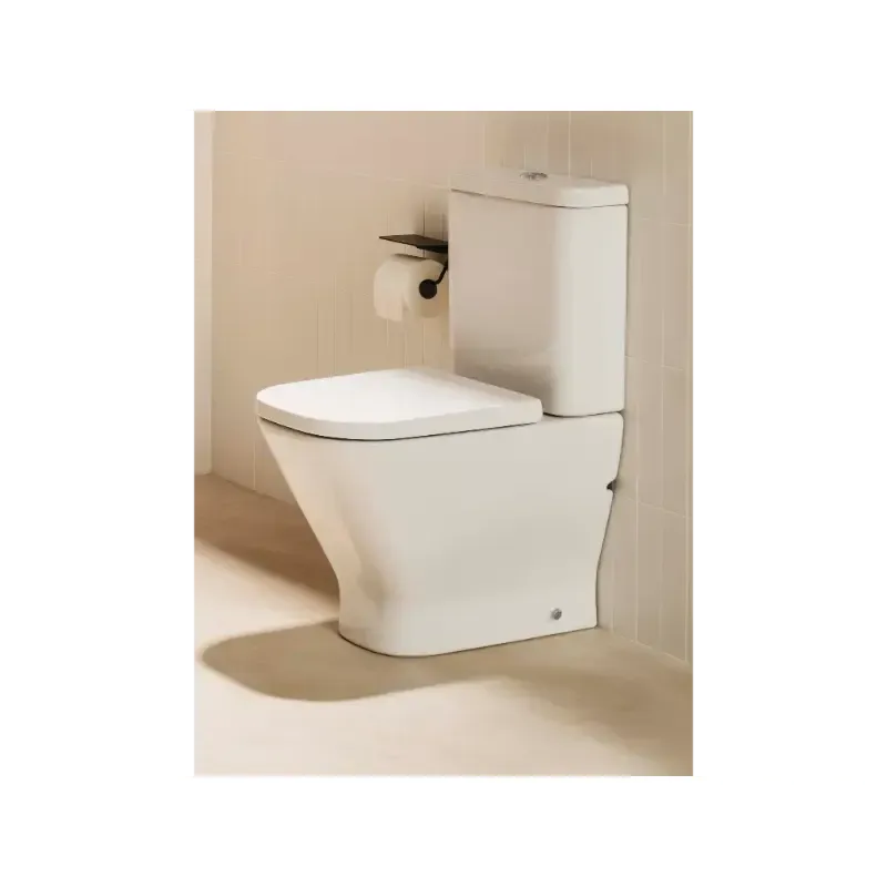Casa si Gradina - Sanitare - Obiecte sanitare - Accesorii vase de toaleta - Capac WC Roca A801D22001, 419 mm, 357 mm, 1 functii speciale, capac softclose, suprafata antiaderent, Alb - Infinity.ro