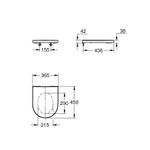 Casa si Gradina - Sanitare - Obiecte sanitare - Accesorii vase de toaleta - Capac WC Grohe 102501SH00, Euro Ceramic, SoftClose, alb - Infinity.ro