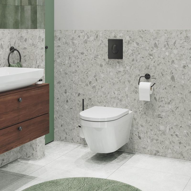 Casa si Gradina - Sanitare - Obiecte sanitare - Accesorii vase de toaleta - Capac WC Grohe 102501SH00, Euro Ceramic, SoftClose, alb - Infinity.ro