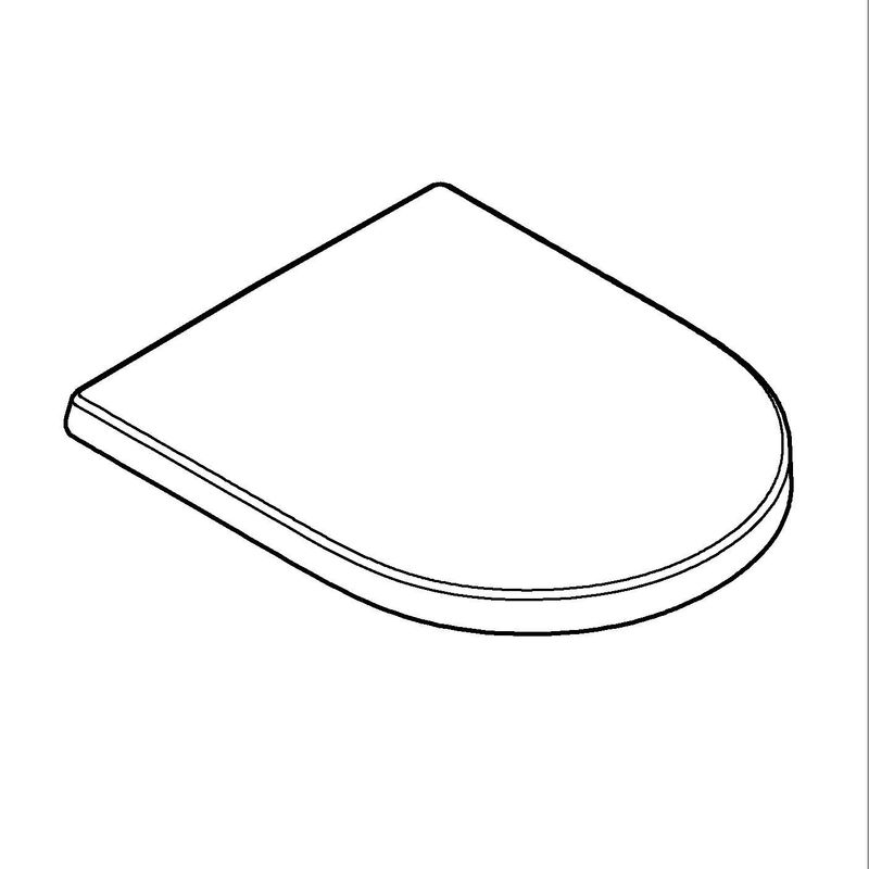 Casa si Gradina - Sanitare - Obiecte sanitare - Accesorii vase de toaleta - Capac WC Grohe 102501SH00, Euro Ceramic, SoftClose, alb - Infinity.ro