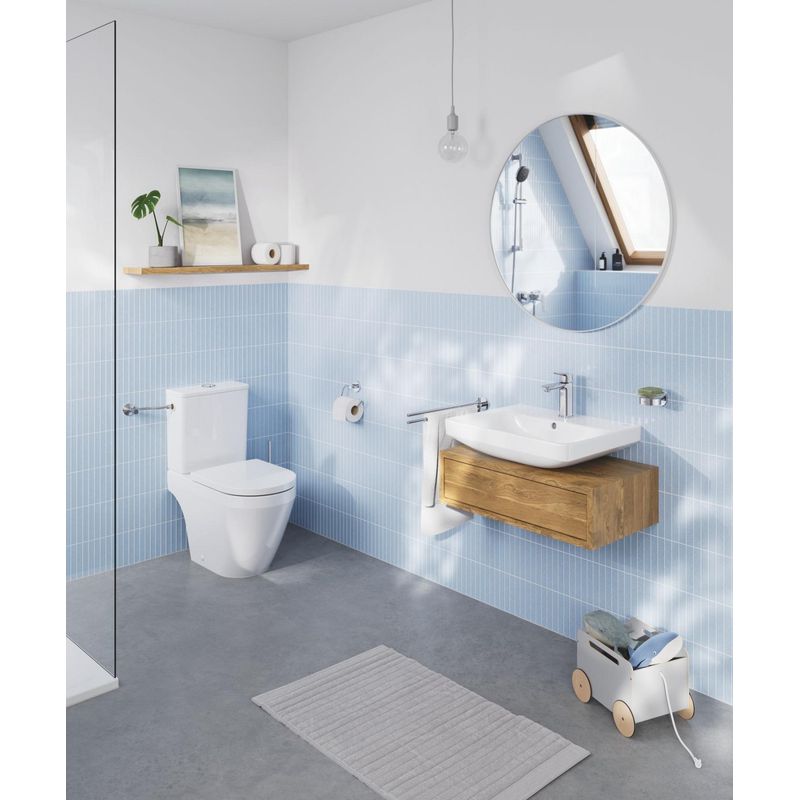 Casa si Gradina - Sanitare - Obiecte sanitare - Accesorii vase de toaleta - Capac WC Grohe 102501SH00, Euro Ceramic, SoftClose, alb - Infinity.ro
