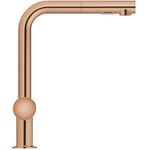 Casa si Gradina - Sanitare - Chiuveta bucatarie si accesorii - Baterii bucatarie - Baterie de bucatarie Grohe 30274DA0, Minta, 3/8'', Tip L, inalta, dus extractabil, 2 functii, lucios, cupru - Infinity.ro