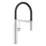 Casa si Gradina - Sanitare - Chiuveta bucatarie si accesorii - Baterii bucatarie - Baterie de bucatarie Grohe 30294DC0, Essence, 3/8'', XL, tip C, dus, 2 functii, mat, otel satinat - Infinity.ro