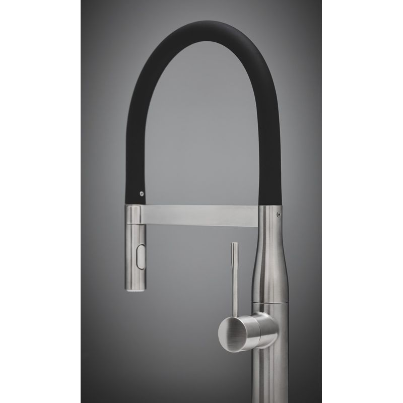 Casa si Gradina - Sanitare - Chiuveta bucatarie si accesorii - Baterii bucatarie - Baterie de bucatarie Grohe 30294DC0, Essence, 3/8'', XL, tip C, dus, 2 functii, mat, otel satinat - Infinity.ro