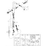 Casa si Gradina - Sanitare - Chiuveta bucatarie si accesorii - Baterii bucatarie - Baterie bucatarie Grohe 30590DC0, 1 bar, 367 mm, 223 mm, 1 orificii instalare, 2 sprayuri, Otel satinat - Infinity.ro