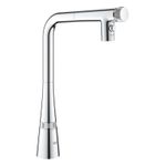 Casa si Gradina - Sanitare - Chiuveta bucatarie si accesorii - Baterii bucatarie - Baterie bucatarie Grohe 31888000, 1 bar, 376 mm, 200 mm, 1 orificii instalare, 2 sprayuri, 180 unghi pivotare, Crom - Infinity.ro