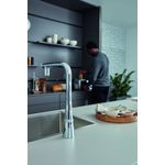 Casa si Gradina - Sanitare - Chiuveta bucatarie si accesorii - Baterii bucatarie - Baterie bucatarie Grohe 31888000, 1 bar, 376 mm, 200 mm, 1 orificii instalare, 2 sprayuri, 180 unghi pivotare, Crom - Infinity.ro