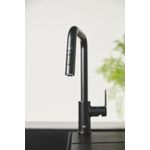 Casa si Gradina - Sanitare - Chiuveta bucatarie si accesorii - Baterii bucatarie - Baterie bucatarie Grohe 306312430, 1 bar, 362 mm, 221 mm, 1 orificii instalare, 2 sprayuri, 120 unghi pivotare, Negru - Infinity.ro
