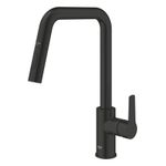 Casa si Gradina - Sanitare - Chiuveta bucatarie si accesorii - Baterii bucatarie - Baterie bucatarie Grohe 306312430, 1 bar, 362 mm, 221 mm, 1 orificii instalare, 2 sprayuri, 120 unghi pivotare, Negru - Infinity.ro