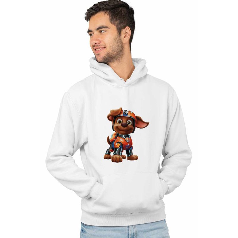 Fashion, accesorii si bijuterii - Barbati - Imbracaminte - Hanorace barbati - Hanorac Barbati Paw Patrol Zuma Patrula Catelusilor, alb, marime XL - Infinity.ro