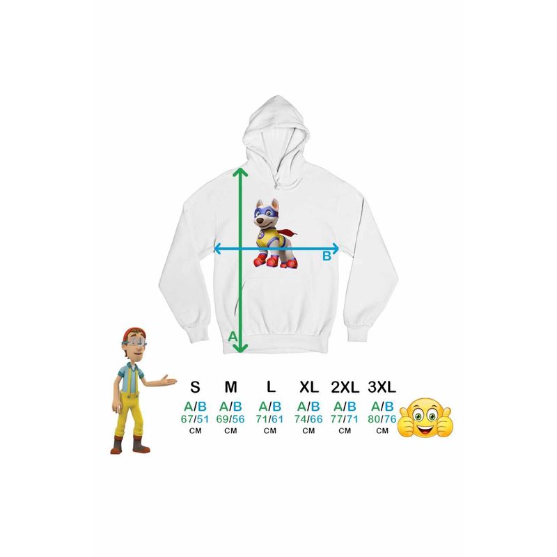 Fashion, accesorii si bijuterii - Barbati - Imbracaminte - Hanorace barbati - Hanorac Barbati Paw Patrol Apollo Patrula Catelusilor, alb, marime L - Infinity.ro