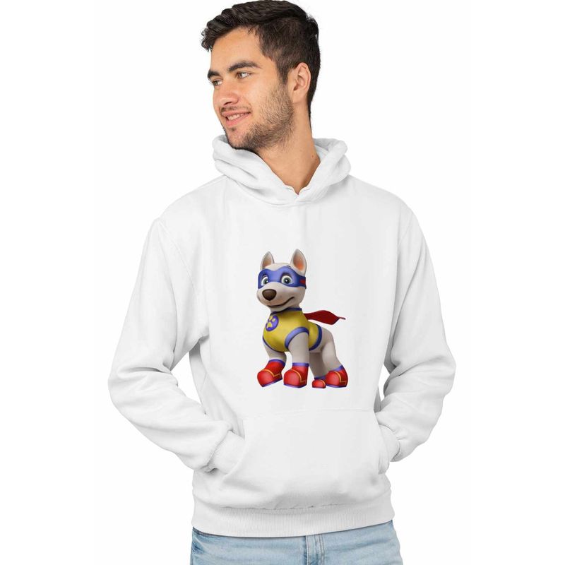 Fashion, accesorii si bijuterii - Barbati - Imbracaminte - Hanorace barbati - Hanorac Barbati Paw Patrol Apollo Patrula Catelusilor, alb, marime L - Infinity.ro