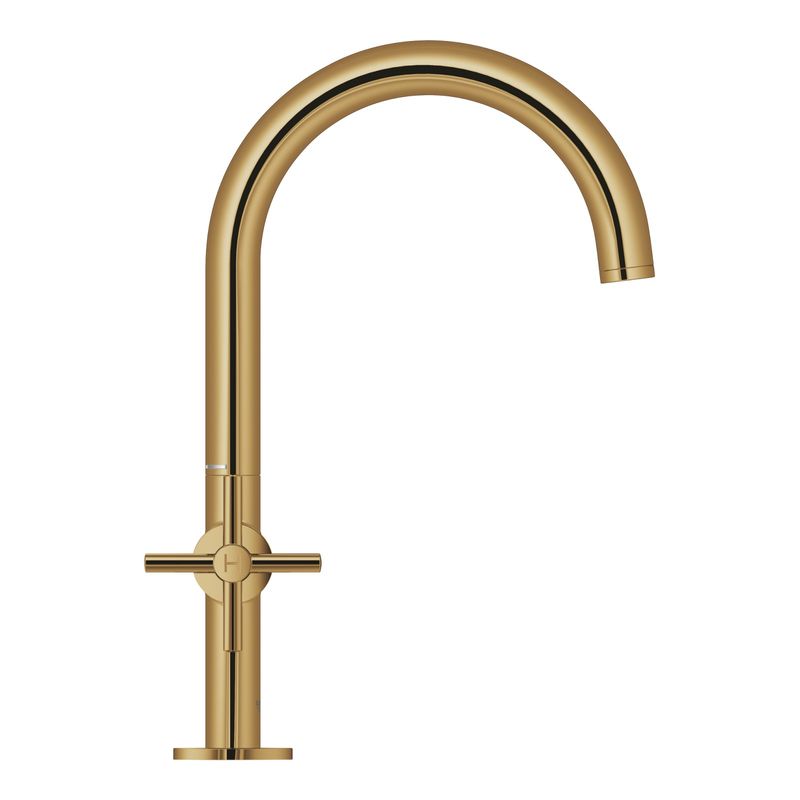 Casa si Gradina - Sanitare - Lavoar baie si accesorii - Baterii sanitare - Baterie lavoar Grohe 21019GL3, Atrio, 3/8'', L, 303 mm, ventil, lucios, auriu - Infinity.ro