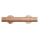 Casa si Gradina - Sanitare - Lavoar baie si accesorii - Baterii sanitare - Baterie dus Grohe 34765DL0, Grohtherm 800, aparenta, termostat, mat, cupru - Infinity.ro